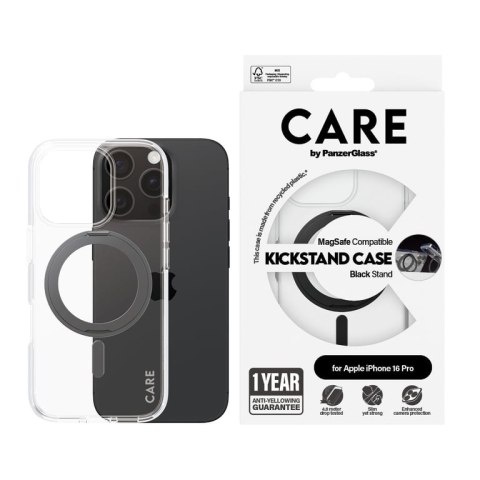 PanzerGlass CARE by PG BLK Kick/MagS iPhone16P 6.3 pokrowiec na telefon komórkowy Przezroczysty PanzerGlass