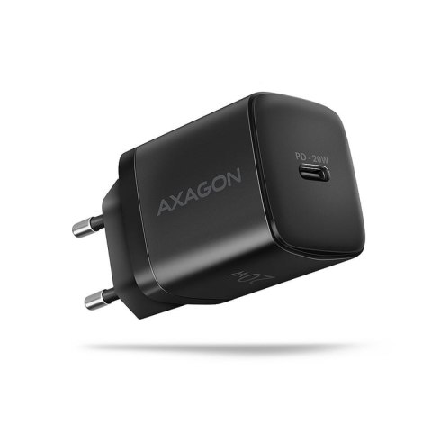 Axagon ACU-PD20 wall charger 1x QC3.0/AFC/FCP/PD type-C, 20W, black Telefon komórkowy, Smartfon, Smartwatch, Tablet, Uniwersalne Axagon