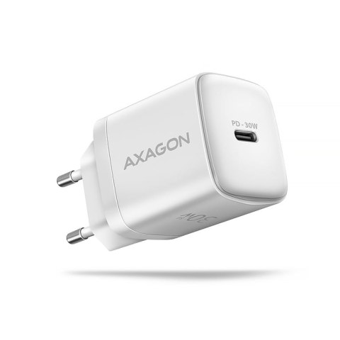 Axagon ACU-PD30W wall charger 1x QC3.0/AFC/FCP/PD type-C 30W white Telefon komórkowy, Smartfon, Smartwatch, Tablet, Uniwersalne  Axagon