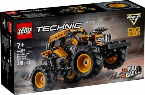 LEGO Klocki Technic 42199 Monster Jam DIGatron z napędem pull-back