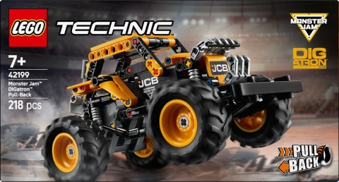 LEGO Klocki Technic 42199 Monster Jam DIGatron z napędem pull-back