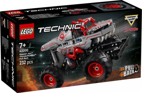 LEGO Klocki Technic 42200 Monster Jam ThunderROARus z napędem typu pull-back