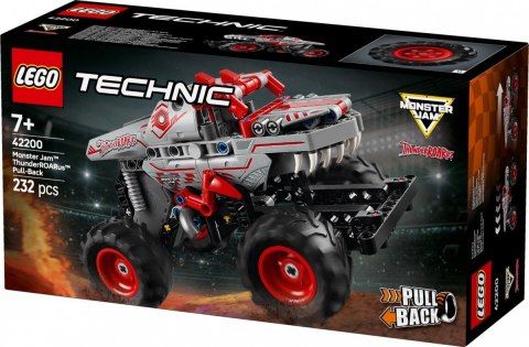 LEGO Klocki Technic 42200 Monster Jam ThunderROARus z napędem typu pull-back