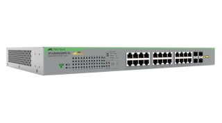 Allied Telesis AT-GS950/28PSV2-50 łącza sieciowe Nie zarządzany Gigabit Ethernet (10/100/1000) Obsługa PoE Szary Allied Telesis