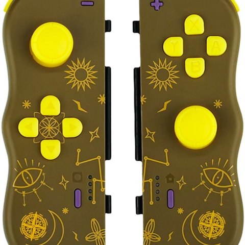 Lexip JVASWI00102 kontroler gier Brązowy, Żółty Bluetooth Gamepad Analogowa/Cyfrowa Nintendo Switch, Nintendo Switch OLED Lexip