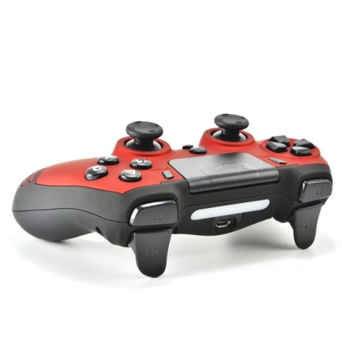 Lexip Metaltech Czerwony RF Gamepad Analogowa/Cyfrowa PC, PlayStation 4 Lexip