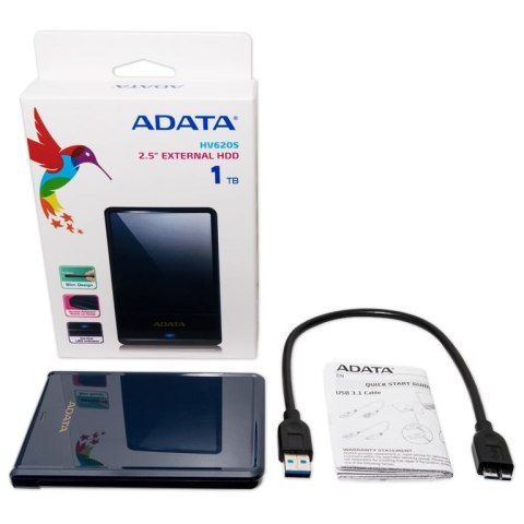 ADATA HV620S zewnętrzny dysk twarde 1 TB 2.5" Micro-USB B 3.2 Gen 1 (3.1 Gen 1) Niebieski ADATA