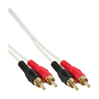 InLine 89938U kabel audio 3 m 2 x RCA Biały InLine