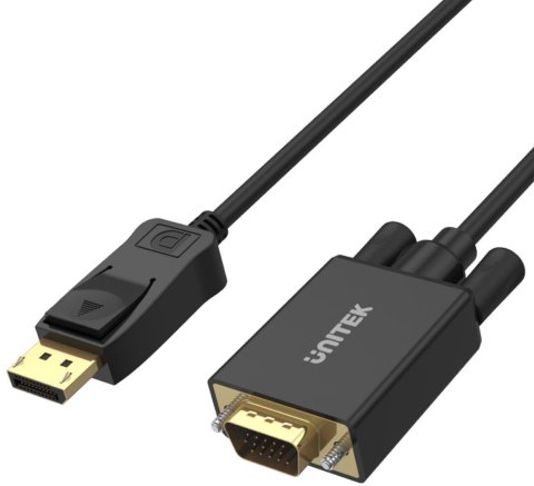 Adapter Unitek DisplayPort na VGA, kabel 1,8m UNITEK