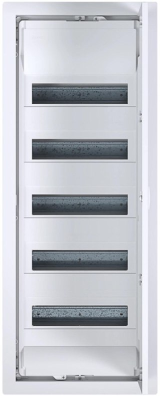 Rozdzielnica p/t z drzwiami metalowymi, 5 rzędów, 60 modułów, IP30, HAGER Volta VU60NC HAGER
