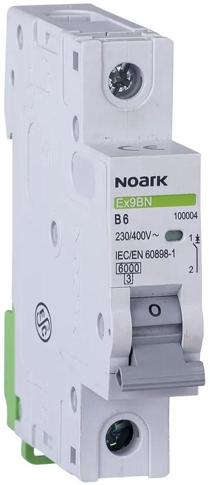 WYŁĄCZNIK NADPRĄDOWY 6 KA, C, 16A, 1P, Ex9BN 1P C16 Noark 100098 NOARK