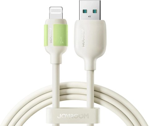 Kabel Joyroom S-A53 3A USB-A - Lightning z fluorescencyjną końcówką 1,2 m - beżowy JOYROOM