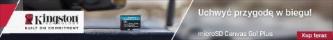 Karta pamięci microSD 256GB Kingston CanvasGo! Plus 200MB/s A2 U3 V30 + adapter KINGSTON