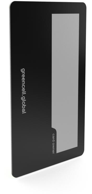 ZESTAW 5 KART DOSTĘPU NFC DO STACJI ŁADOWANIA EV Greencell HabuDen EVGCAKNFC5 GREEN CELL