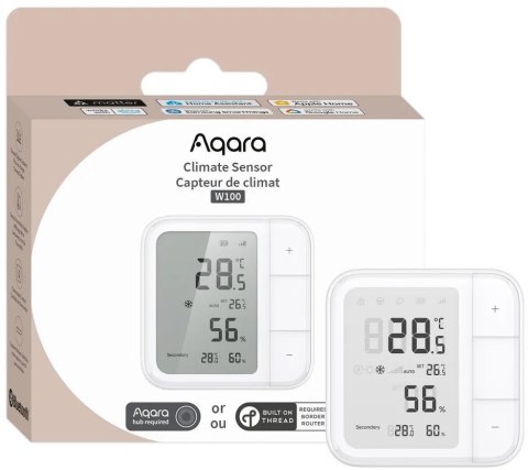 Aqara Climate Sensor W100 | Czujnik klimatu | Thread/Zigbee AQARA