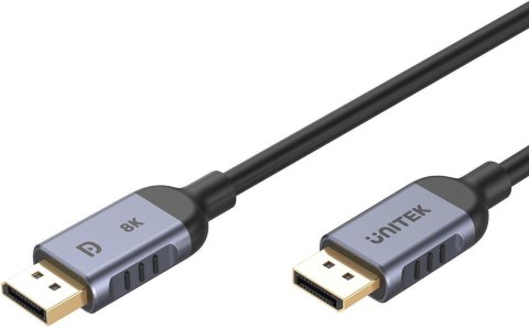 Kabel DisplayPort Unitek 1.4 8k 60hz, 4k 240hz, HDR, HDCP 2.3, DSC 1.2, 5m UNITEK