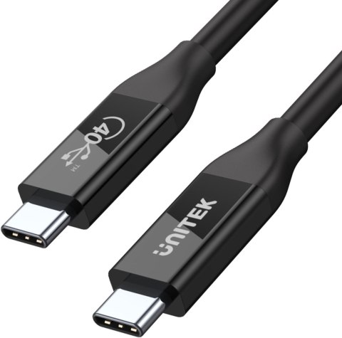 Unitek przewód USB-C 4.0 PD 100W 40 Gbps 8K 0,8 m UNITEK