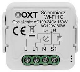 Moduł OXT mini ściemniacz 1 obwód WiFi TUYA T225 OXT