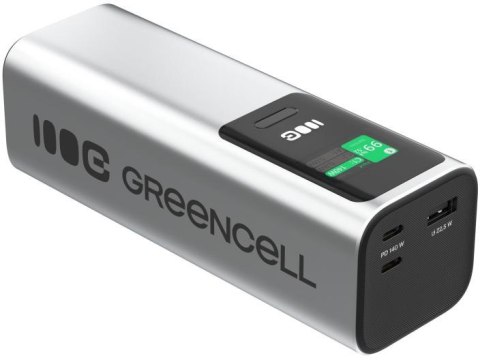 POWERBANK Greencell PowerPlay Ultra 25200mAh SZYBKIE ŁADOWANIE 140W 2x USB-C PD 1x USB-A GREEN CELL