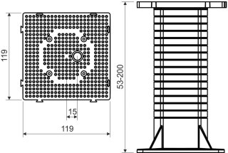 Płyta montażowa do systemów docieplających KOPOS MDZ_KB KOPOS