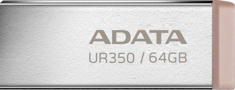 Adata Pendrive UR350 64GB USB3.2 Gen2 Metal brązowy ADATA