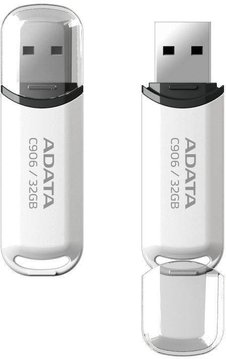 Adata Pendrive C906 32GB USB2.0 białe ADATA