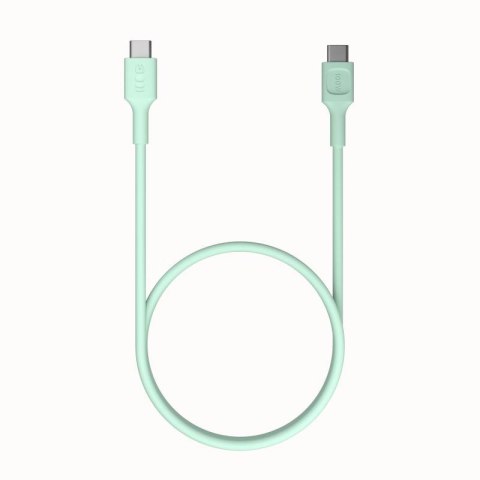 KABEL USB-C / USB-C Greencell PowerFlex 120cm PD 100W zielony silikonowy GREEN CELL