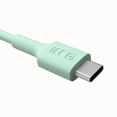 KABEL USB-C / USB-C Greencell PowerFlex 30cm PD 100W zielony silikonowy GREEN CELL