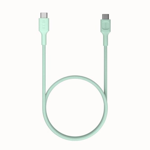 KABEL USB-C / USB-C Greencell PowerStream 200cm PD 100W zielony w oplocie GREEN CELL