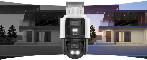 Kamera IP Hilook PTZ-D4-Pro dualna 8MP (4MP + 4MP) 4x zoom optyczny HILOOK