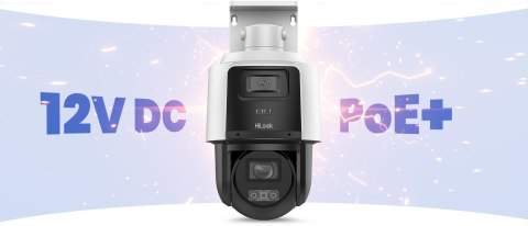 Kamera IP Hilook PTZ-D4-Pro dualna 8MP (4MP + 4MP) 4x zoom optyczny HILOOK