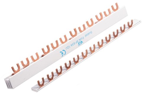 Szyna Grzebieniowa TYP 3Bieguny 63A 12 modułów VCX SZK63A 3F 4X3M VCX