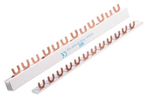 Szyna Grzebieniowa TYP 3Bieguny 63A 54 moduły VCX SZD63A 3F 18X3M VCX