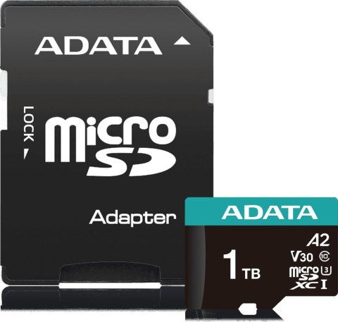 Adata Karta pamięci microSD Premier Pro 1TB UHS1 U3 V30 100/85 MB/s + adapter ADATA