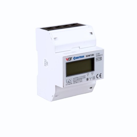 Licznik energii elektrycznej (MID) 3-Fazowy 230V,100A, Pomiar dwukierunkowy VCX VCX