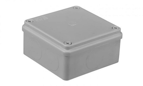 Puszka hermetyczna 100 x 100 x 50 bez dławików IP65 bezhalogenowa, szara PAWBOL S-BOX 116 PAWBOL
