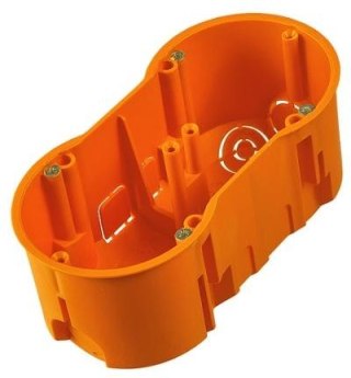 Puszka końcowa 60 podwójna z wkrętami, głęboka PAWBOL A.0042WPG PAWBOL