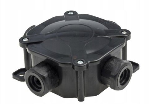 Puszka natynkowa hermetyczna PG16, IP 67 (5x4mm2), kolor czarny PAWBOL A.0035C PAWBOL