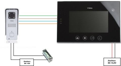 Wideodomofon VIDOS M670B-S2/S50D VIDOS