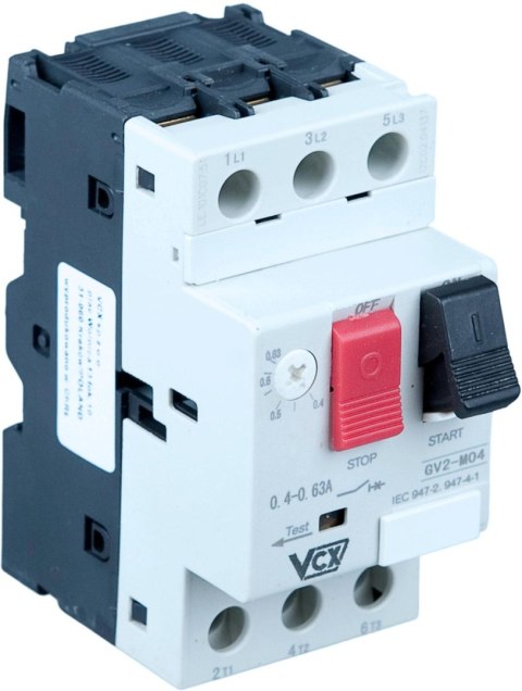 Wyłącznik silnikowy VCX GV2 6,0-10A VCX