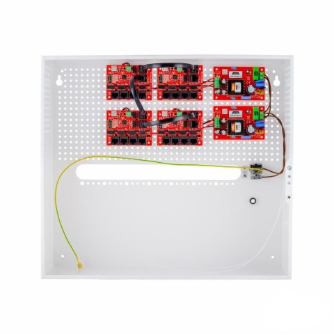 Zestaw do 17 kamer IP switch PoE 17P+1UP ATTE IP-17-11-H ATTE