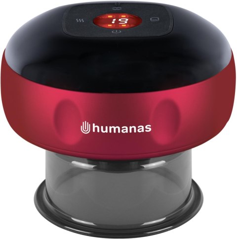 Bańka chińska elektroniczna Humanas BB01 Plus - czerwona HUMANAS