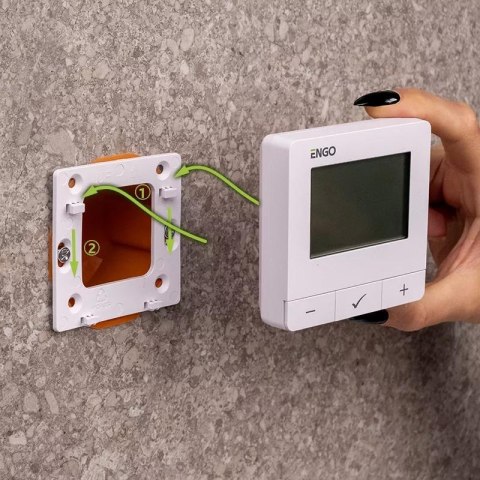 ENGO Controls E25-BATW - Internetowy, natynkowy regulator temp. ENGO CONTROLS