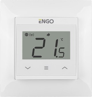 ENGO Controls E55-W - Internetowy, podtynkowy regulator temperatury do ramki 55x55, Wi-F ENGO CONTROLS