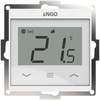 ENGO Controls E55-W - Internetowy, podtynkowy regulator temperatury do ramki 55x55, Wi-F ENGO CONTROLS