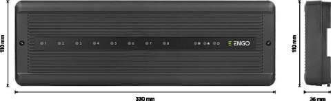 ENGO Controls ECB8-230 - Przewodowa listwa centralna do sterowa ogrzewaniem podłogowym z moduł ENGO CONTROLS