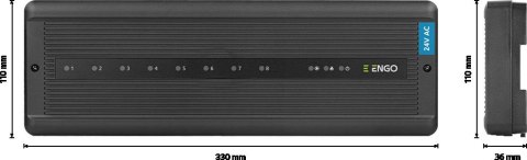 ENGO Controls ECB8-24 - Przewodowa listwa do sterowania ogrzewaniem podłogowym z modułem pompy ENGO CONTROLS