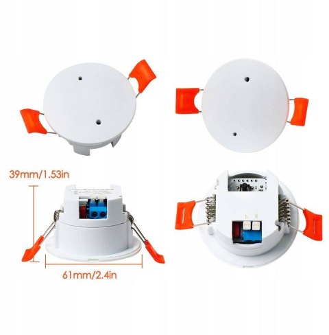 OXT Czujnik radar obecności jasności 230V WiFi TUYA T150 OXT