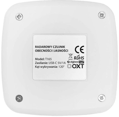 OXT Czujnik radar obecności jasności USB ZigBee TUYA T165 OXT
