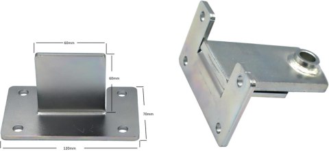 Uchwyty MOD.N/120/70 do napędów NICE WINGO PRESBET